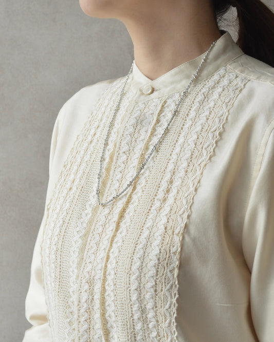 3粒で仕立てた上品かわいい私の定番ネックレス/60cm