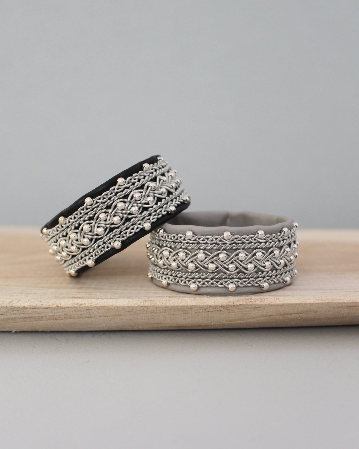 【受注制作】美しく映える、ブラックのワイドブレス