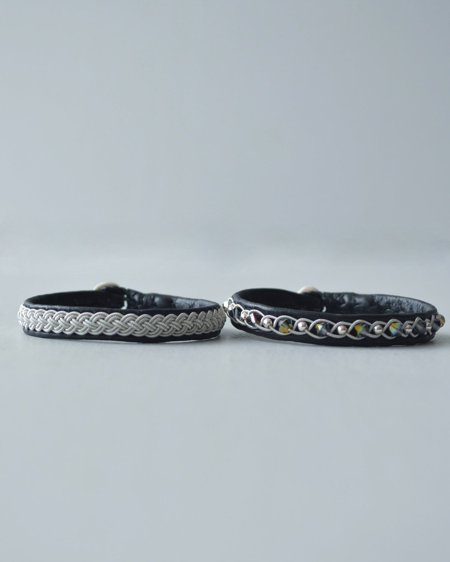 華奢なのに主役、ブラックのセットブレス|受注制作